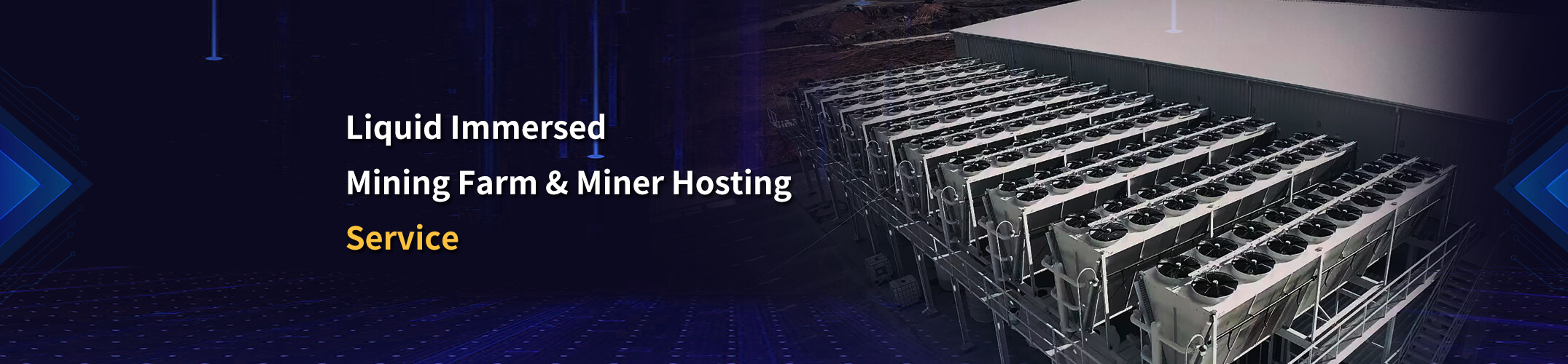 Liquid Immersed Mining Farm & Miner Hosting Service